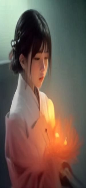ok 的动漫推荐 动漫详情页，展示大图背景、评分与编辑长评，下方有收藏按钮，排版留白充足